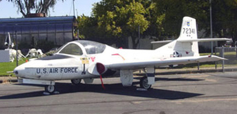 Cessna T-37 Tweet at the Pacific Coast Air Museum - click to enlarge